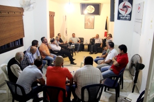 الديمقراطي اللبناني يزور السوري القومي الإجتماعي في الشويفات (5)